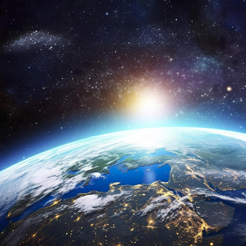 Immagine della terra ripresa dallo spazio